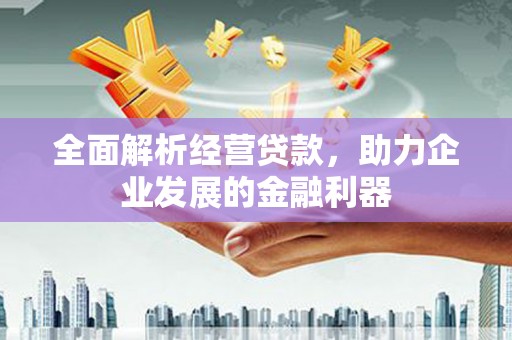 梅河口全面解析经营贷款，助力企业发展的金融利器