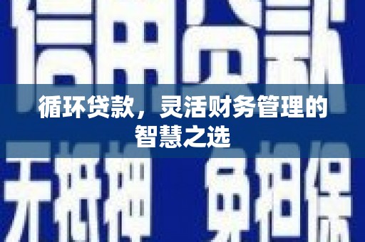 梅河口循环贷款，灵活财务管理的智慧之选