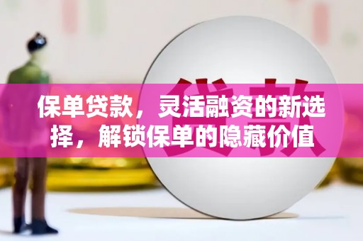 梅河口保单贷款，灵活融资的新选择，解锁保单的隐藏价值