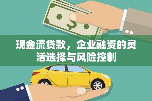 梅河口现金流贷款，企业融资的灵活选择与风险控制