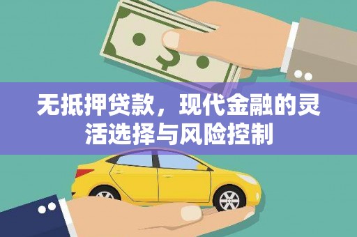 梅河口无抵押贷款，现代金融的灵活选择与风险控制