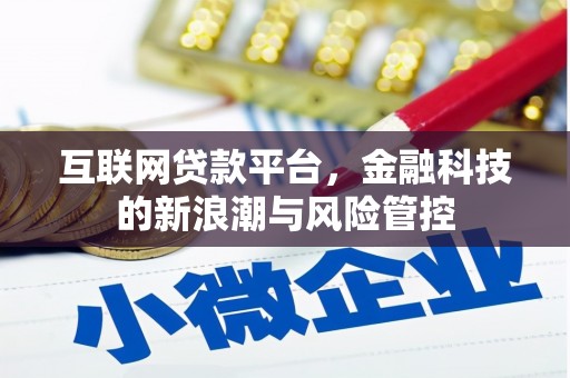梅河口互联网贷款平台，金融科技的新浪潮与风险管控