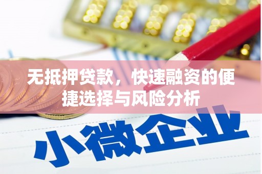 梅河口无抵押贷款，快速融资的便捷选择与风险分析