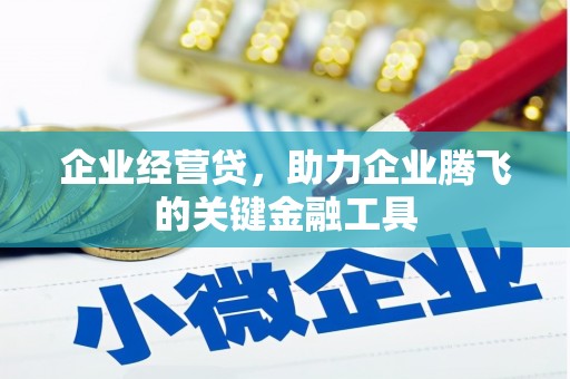 梅河口企业经营贷，助力企业腾飞的关键金融工具