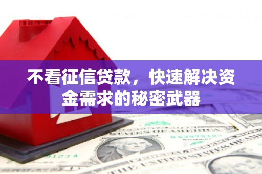 梅河口不看征信贷款，快速解决资金需求的秘密武器