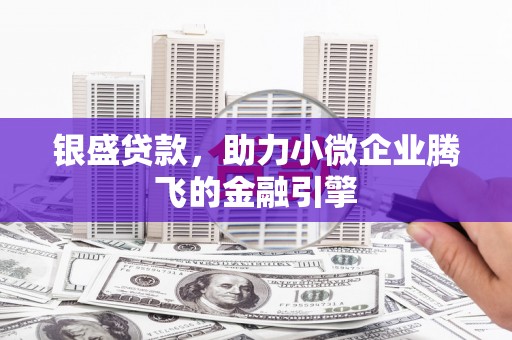梅河口银盛贷款，助力小微企业腾飞的金融引擎