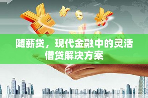 梅河口随薪贷，现代金融中的灵活借贷解决方案