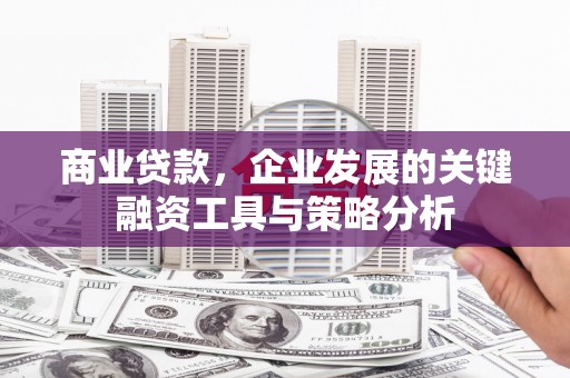 梅河口商业贷款，企业发展的关键融资工具与策略分析