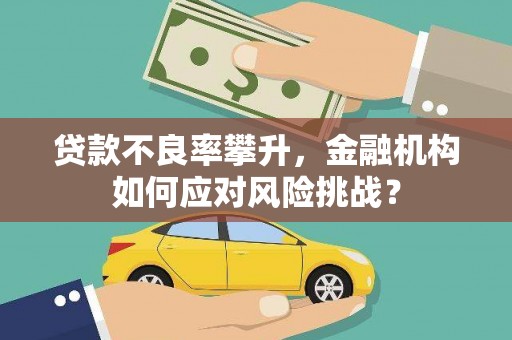 梅河口贷款不良率攀升，金融机构如何应对风险挑战？