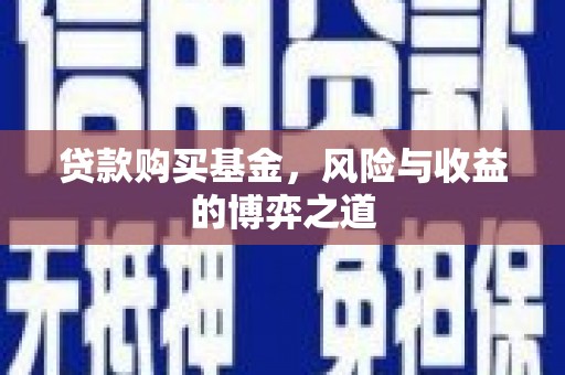 梅河口贷款购买基金，风险与收益的博弈之道