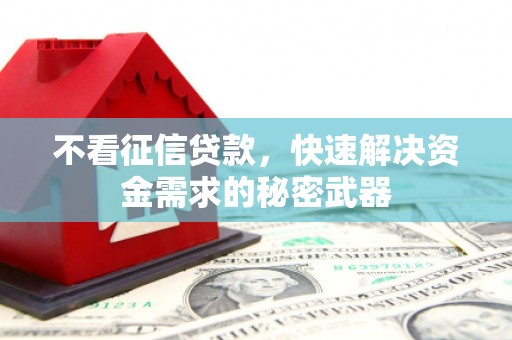 梅河口不看征信贷款，快速解决资金需求的秘密武器