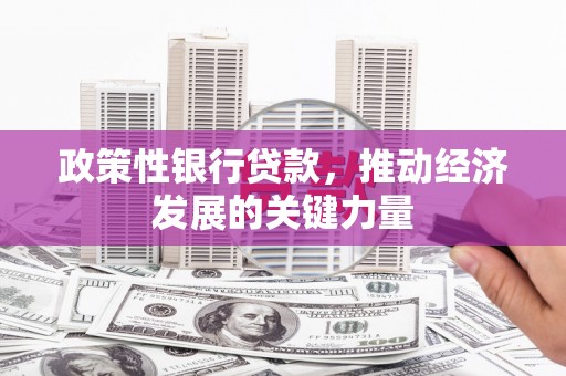梅河口政策性银行贷款，推动经济发展的关键力量
