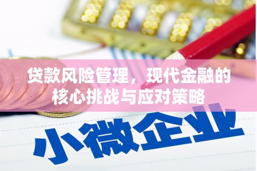 梅河口贷款风险管理，现代金融的核心挑战与应对策略
