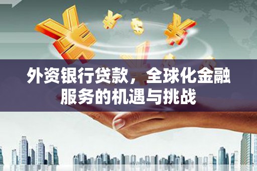 梅河口外资银行贷款，全球化金融服务的机遇与挑战