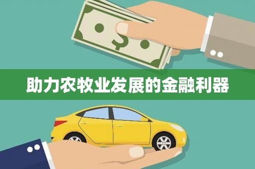 梅河口助力农牧业发展的金融利器