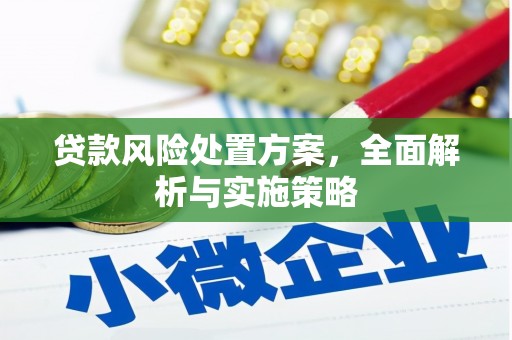 梅河口贷款风险处置方案，全面解析与实施策略