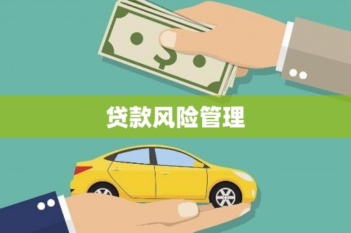 梅河口贷款风险管理